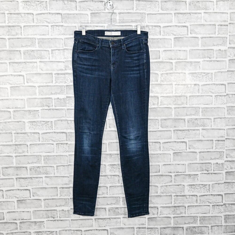 AYR Women's Stretch Denim Skinny Jeans dark wash size 29x30